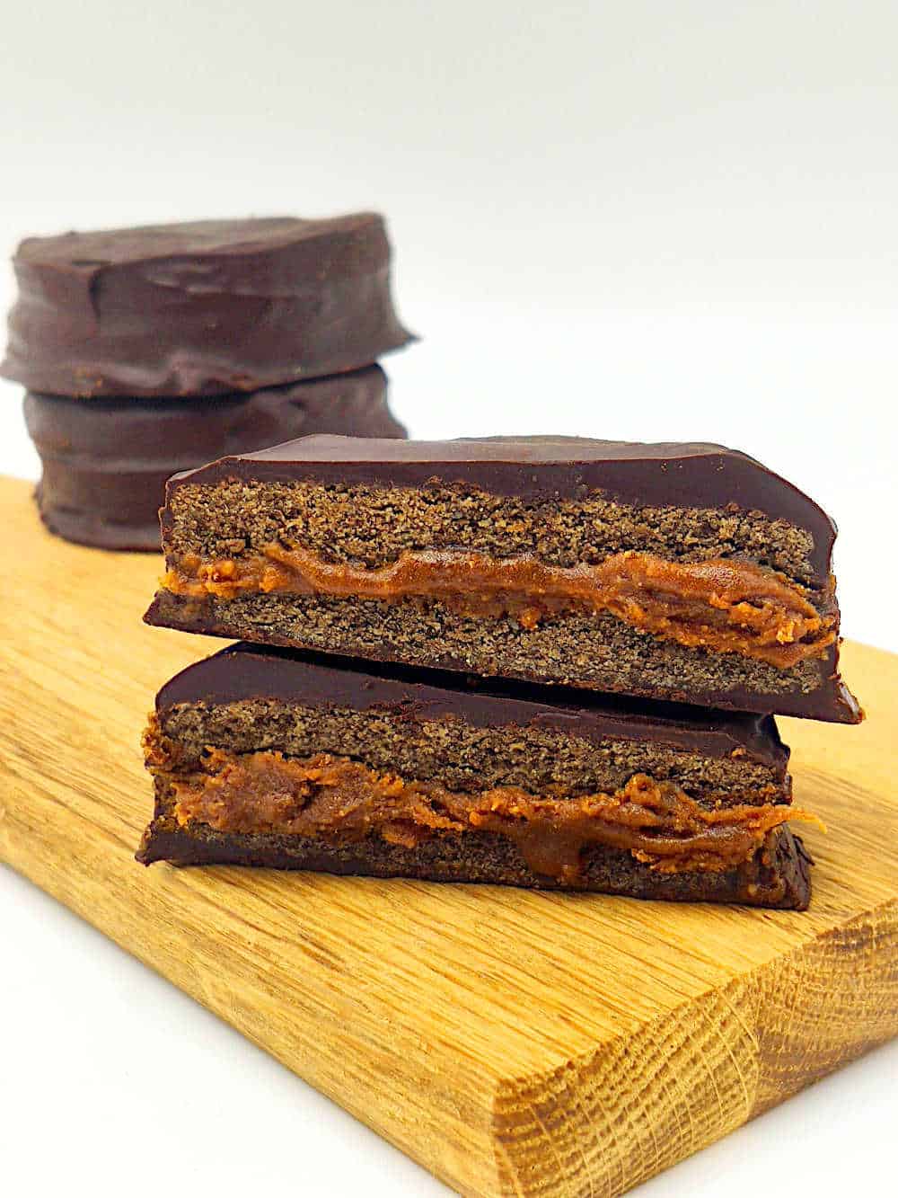 Alfajores de chocolate